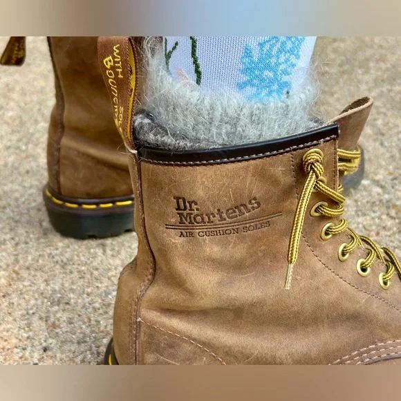 Vintage Dr Martens 1460 Boots 8 Eye Brown 6 UK 8 US Y2K - Picture 6 of 10